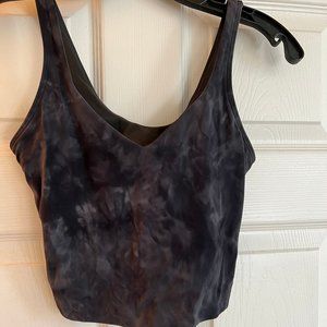 Lululemon Align Tank Grey Tie Dye Size 4